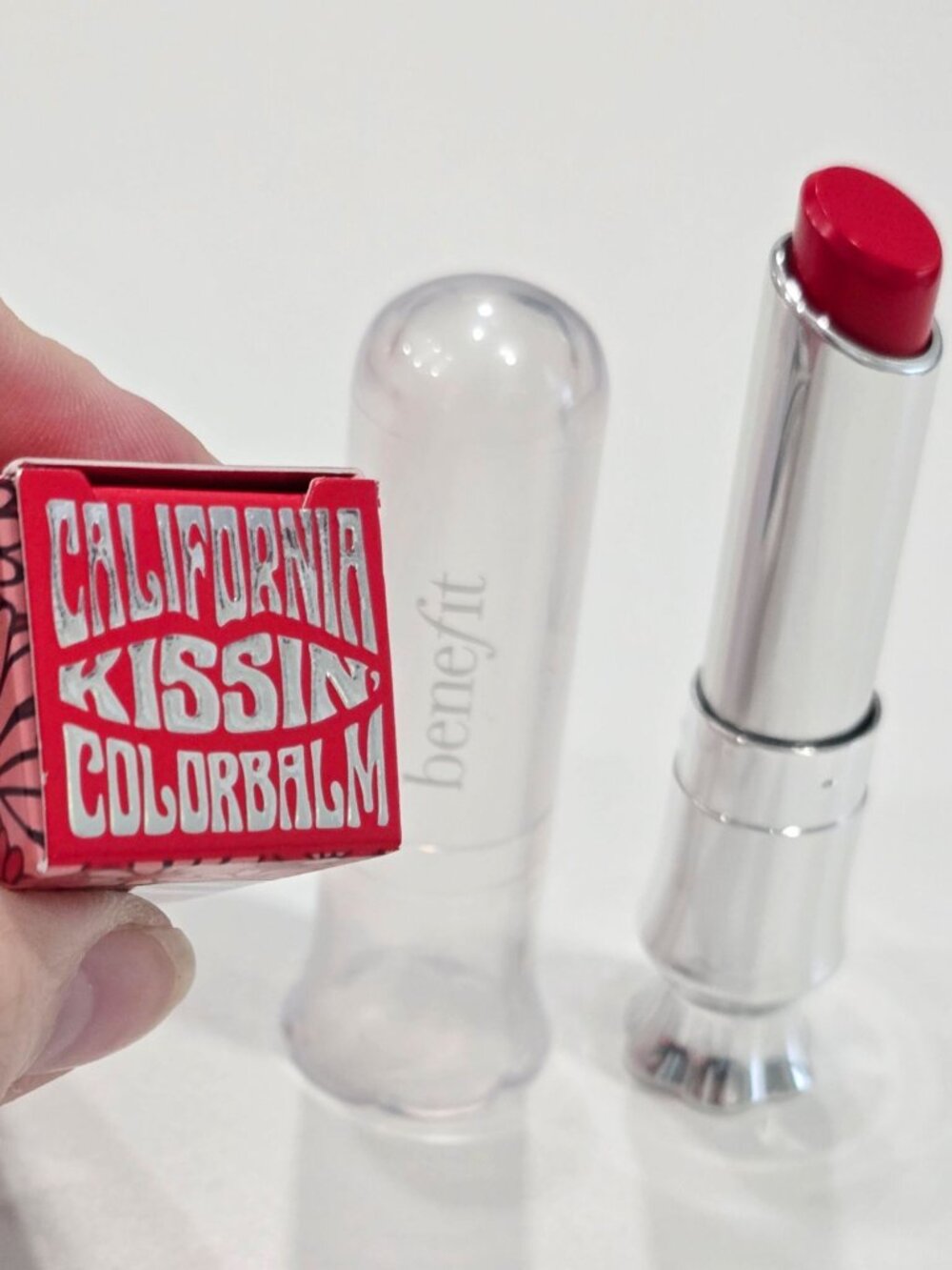 Benefit Cosmetics ✦ California Kissin’ Colorbalm Cherry ✦ Hydrating Red 3g NWT - Picture 5 of 10